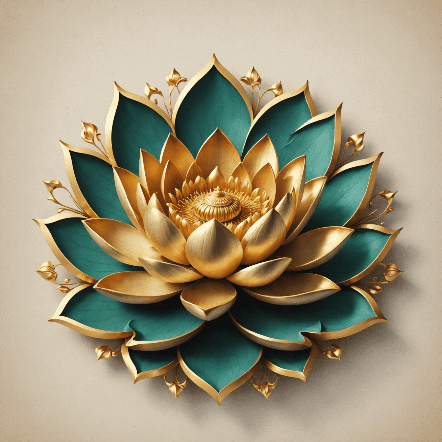 KingSpa logo featuring a crown and lotus flower, symbolizing luxury and relaxation